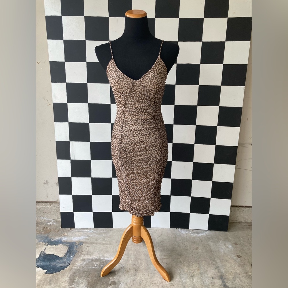 Juniors Leopard Print Dress